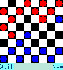 Checkers title screen